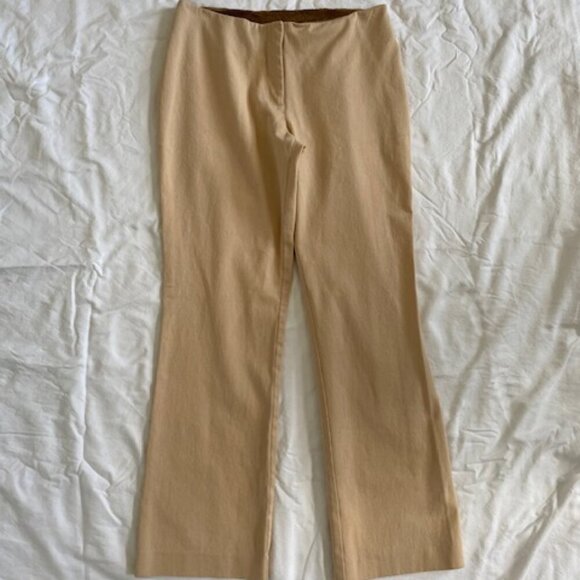 VINTAGE LILLY PULITZER Tan Khaki Stretch Pants Sz 2 - Picture 7 of 11